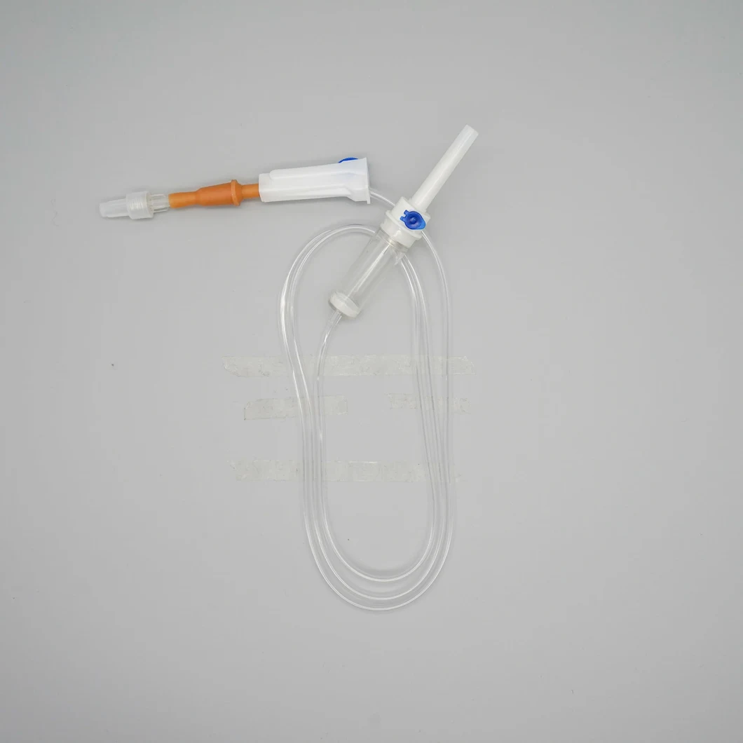 Dehp Free Safe Infusion Set with Needle IV Infusion Set CE ISO