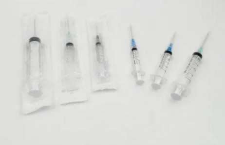 3 Parts Syringe with Safety Needle Luer Slip Lock CE FDA ISO