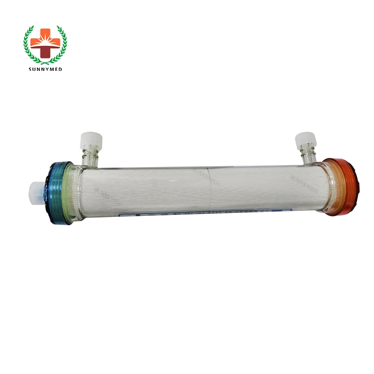 Sy-O008 1.2/1.4/1.6/1.8m2 Blood Dialyzer Disposable Hemodialysis Consumables