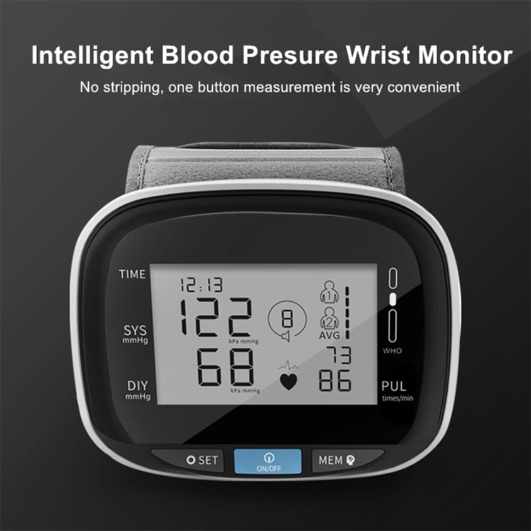 Automatic Mini Blood Pressure Machine Digital Wrist Blood Pressure Monitor