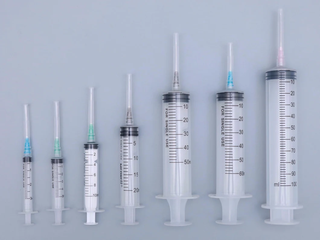 Sterile Syringe Medical Supplies Single Use