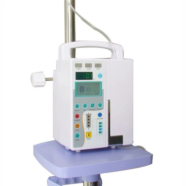 Portable Medical Syringe Pump with Voice Alarm System & Drug Library