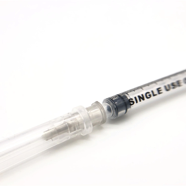 1ml Micsafe Factory Luer Slip Safety Medical Disposable Syringe with Needle and Cap