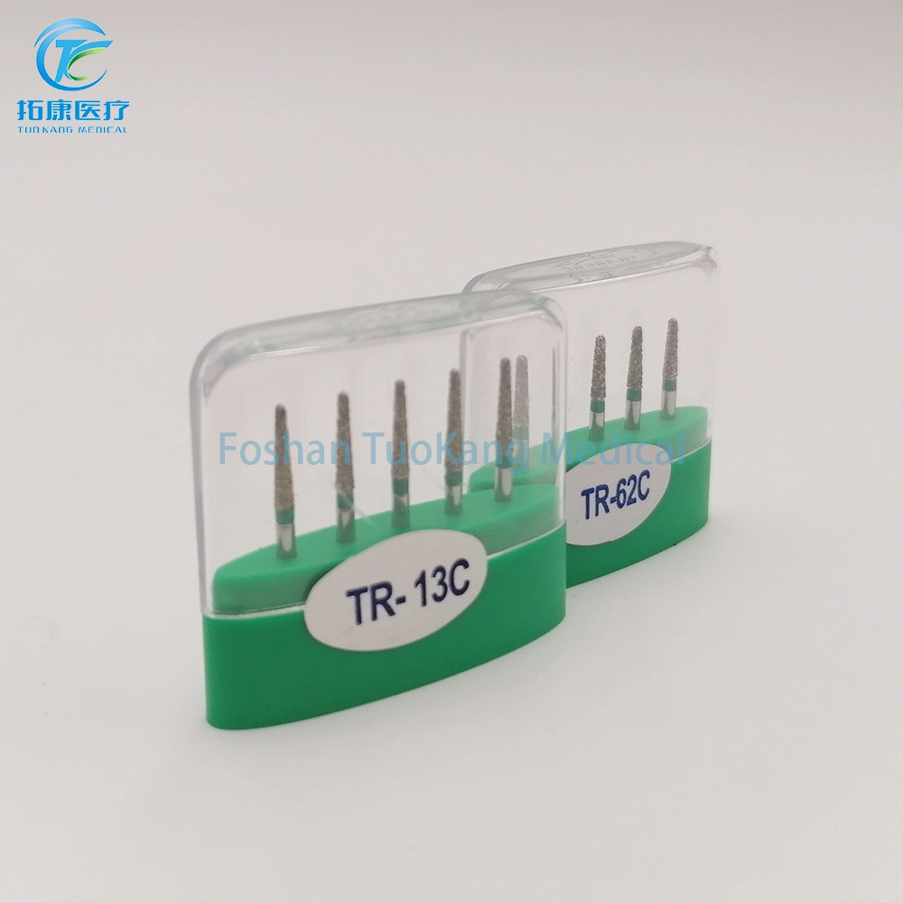 Burs Diamond Dental Tr-C Series Dental Drill High Speed Dental Polishing Bur 5PCS/Pack