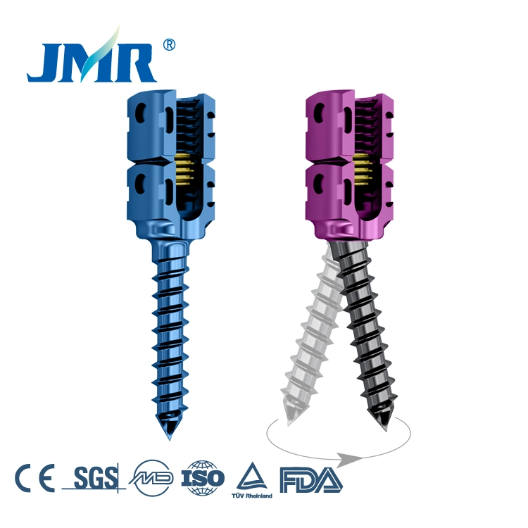 FDA Approved Spine Surgery Polyaxial Pedicle Screw Spinal Titanium Spinal Screws