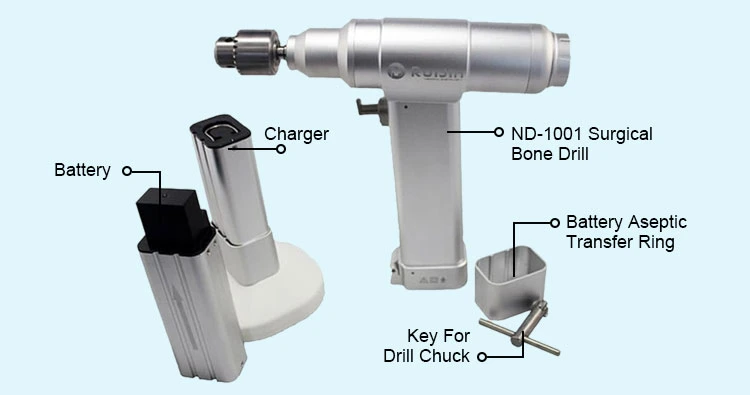 ND-1001 Medical Cordless Orthopaedic Hand Drill for Drilling Plates