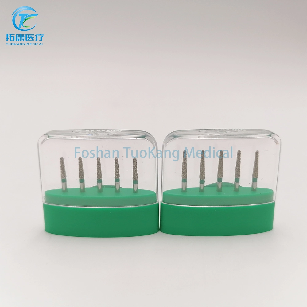 Burs Diamond Dental Tr-C Series Dental Drill High Speed Dental Polishing Bur 5PCS/Pack