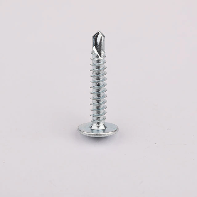 Stainless Steel Screw Cross Truss Head Screw Round Wafer Head Self-Drilling Screw with EPDM Washer