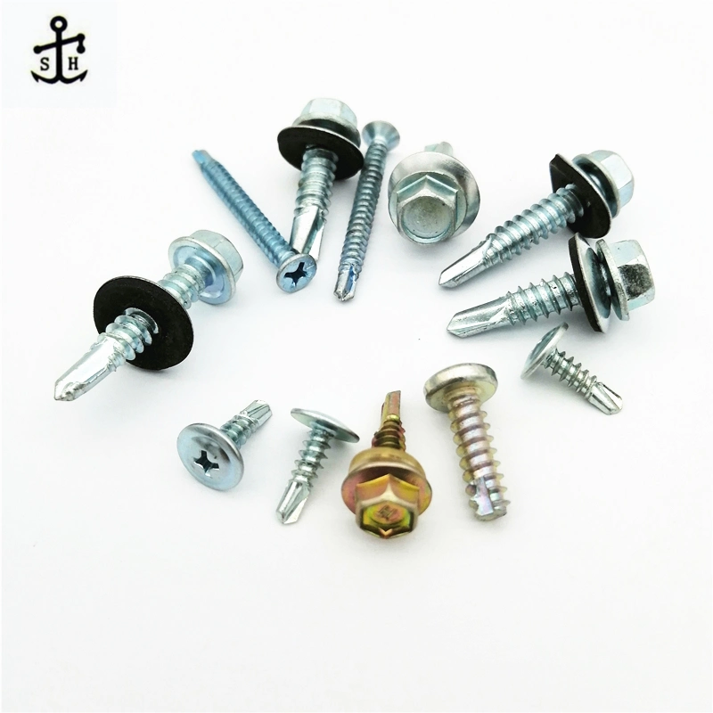 Self Screws Self Tapping Hex Tek Drill 1 Inch Self Tapping Screws Made in China