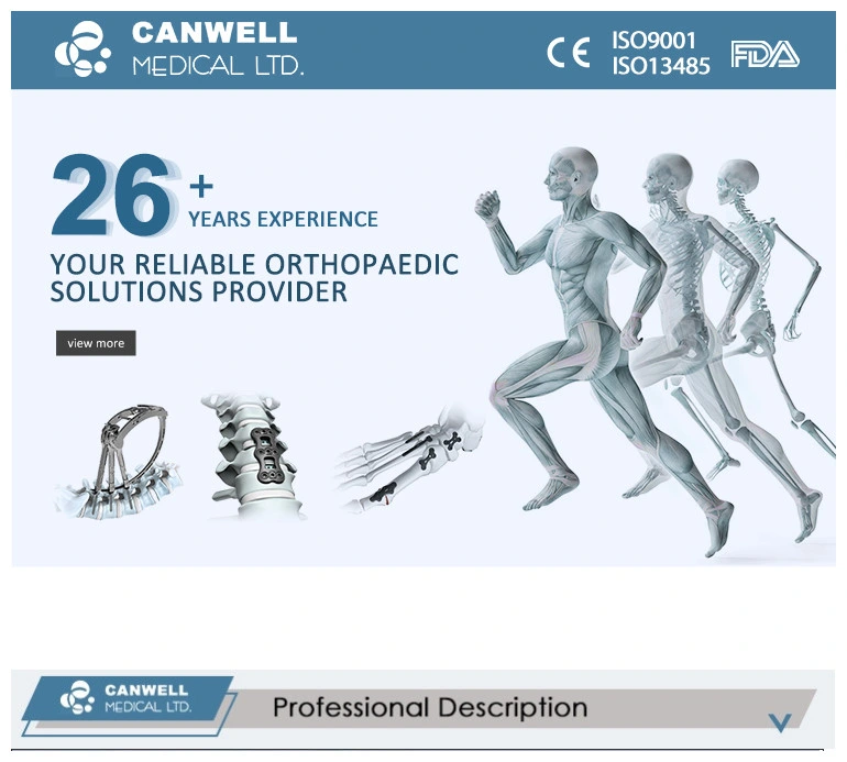 Canwell Medical Pelvic Reconstruction Locking Plate, Curved, Small Locking Fragment Plating System, Pelvic Bone Fracture Plate Price