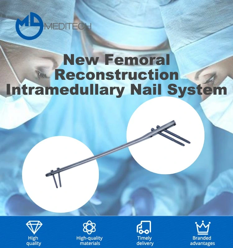 Latest Design Orthopedic Implant New Femoral Reconstruction Intramedullary Nail Interlocking Nail for Femur Surgery