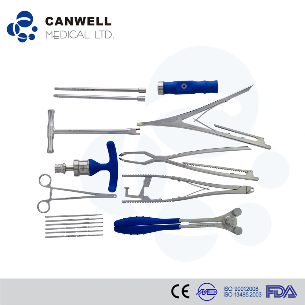 Orthopedic Surgical Instruments Set for Pedicle Screw Spine Fixation System