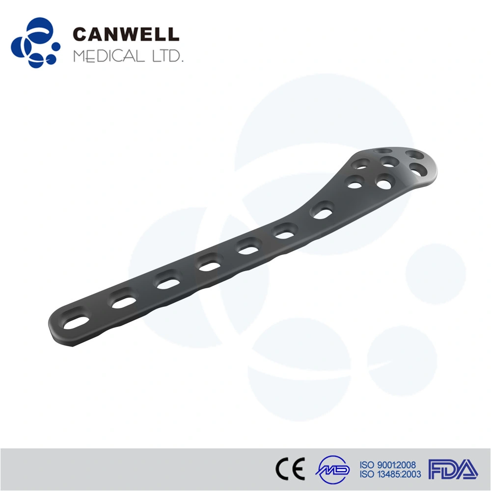 Canwell Titanium Bone Fracture Plates, Medical Equipment Distal Femur Bone Plate
