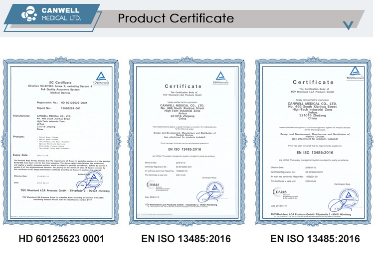 Canwell Distal Humeral Extra-Articular Locking Plate, Orthopedic Implants Locking Plates