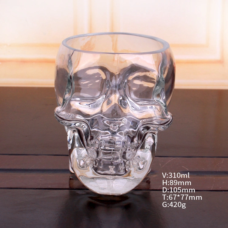 100ml Skull Head Glass Cup Skull Design Cup Skull Glass