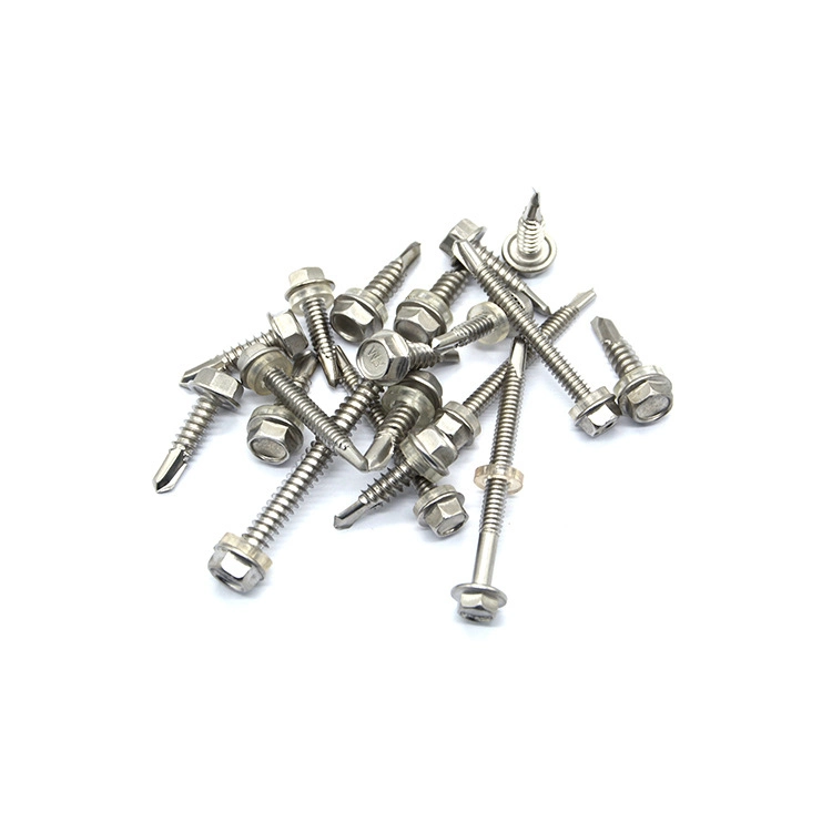 Hexagon Head Self-Drilling Screw Stainless Steel Self-Drilling 304/316/410 Self Drilling Screw