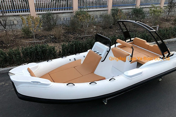 Liya 22FT Rigid Hull Fiberglass Rib Boat Rigid Boat Rib