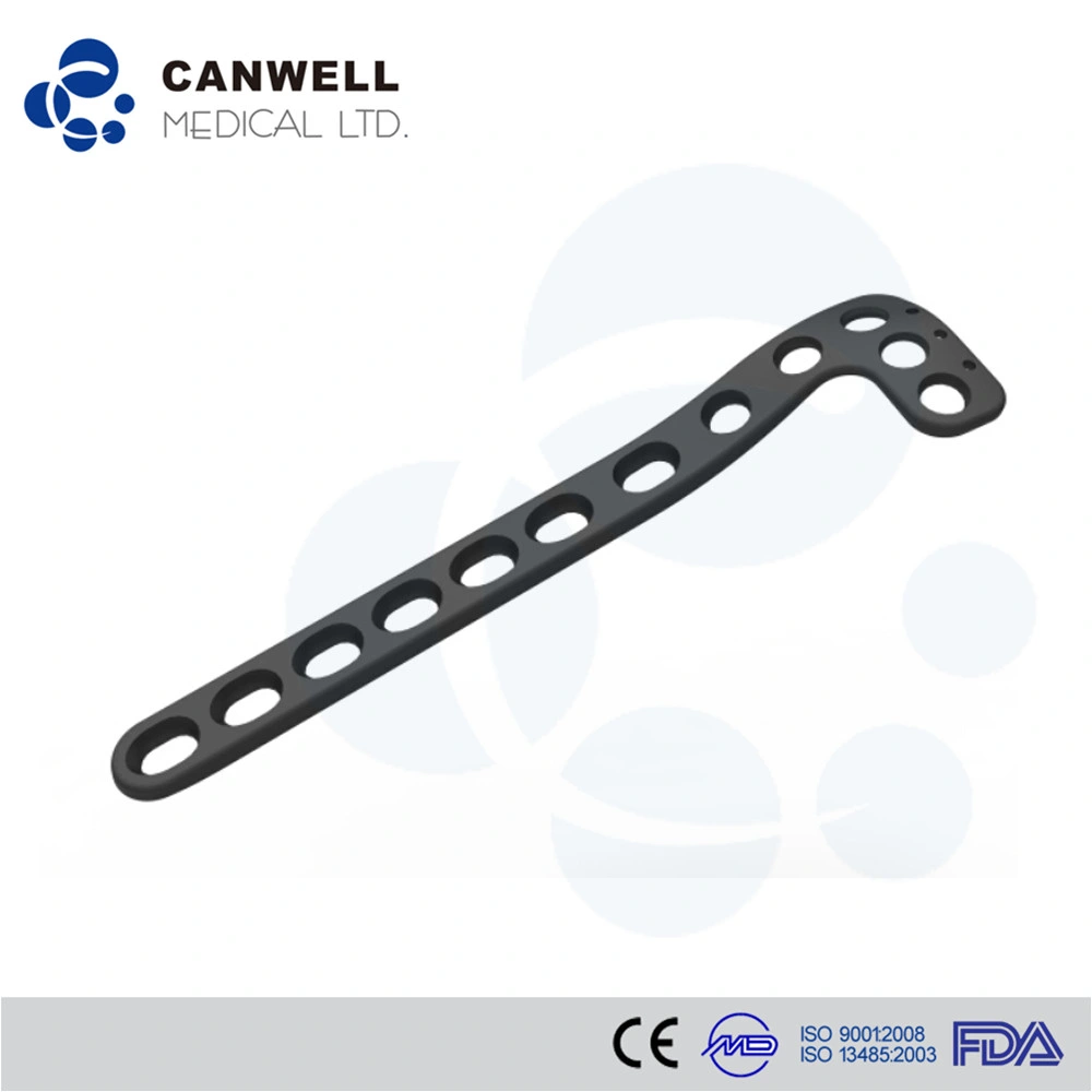 Orthopedic Implants 4.5mm Proximal Lateral Tibial L-Plate Trauma Fixation System