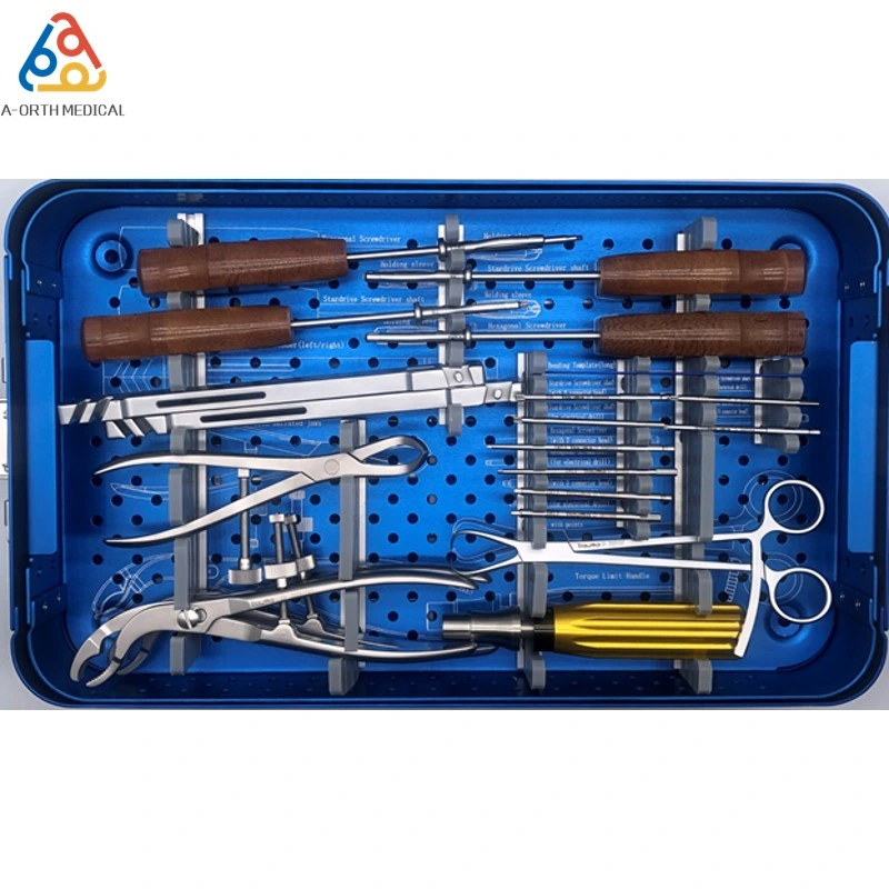 Small Fragment Instrument Set for Orthopedic Surgical Locking Plate Trauma Bone Fracture Fixation Surgery LCP