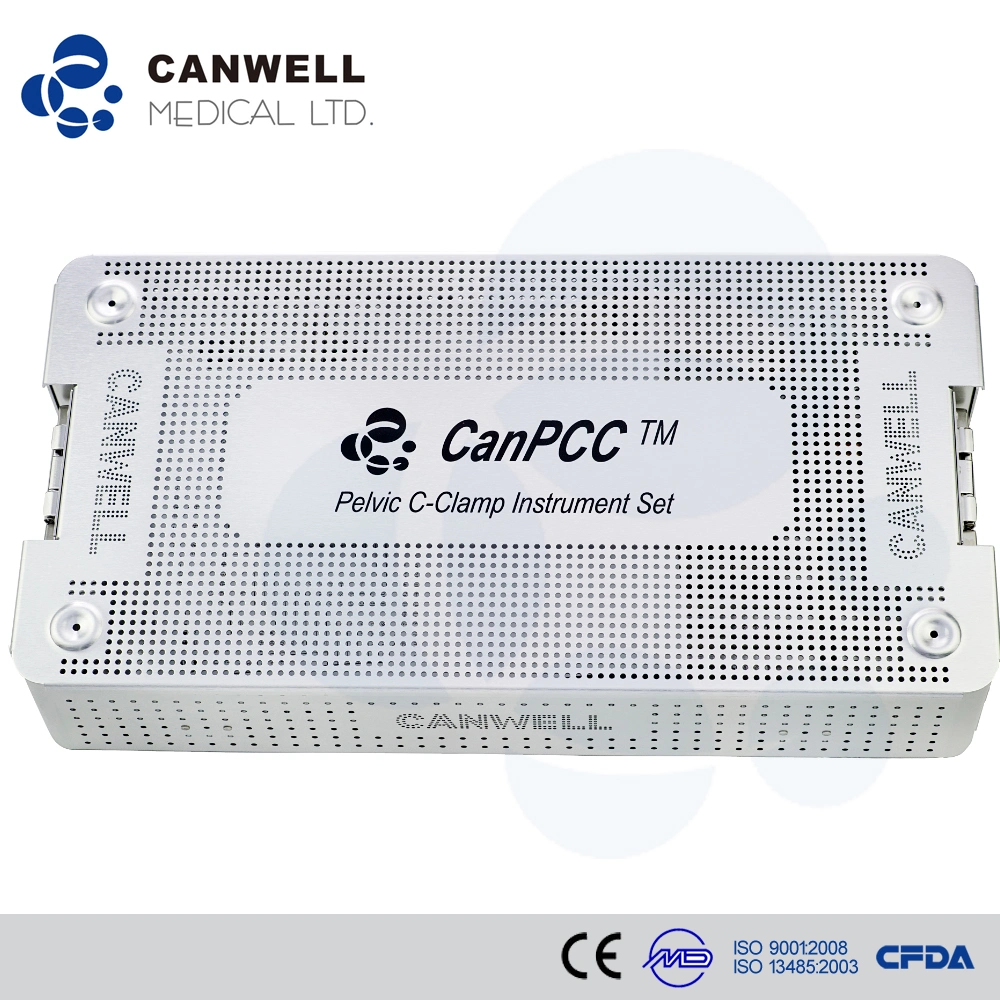 Canwell Medical Pelvic Reconstruction Locking Plate, Curved, Small Locking Fragment Plating System, Pelvic Bone Fracture Plate Price