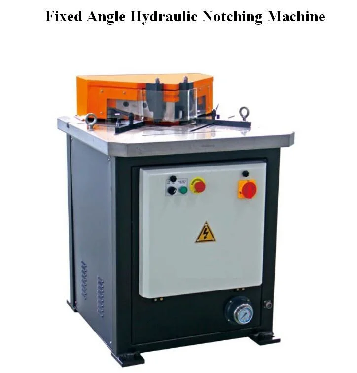 35 to 140 Degree Hydraulic Metal Plate Sheets Variable Angle  Corner  Notching Machine