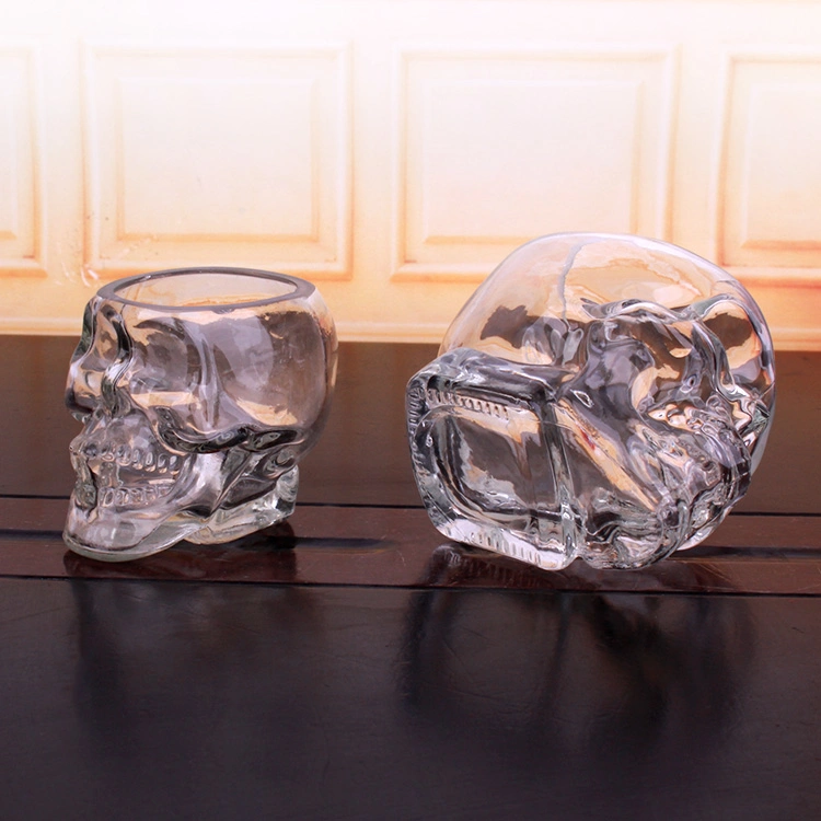 100ml Skull Head Glass Cup Skull Design Cup Skull Glass