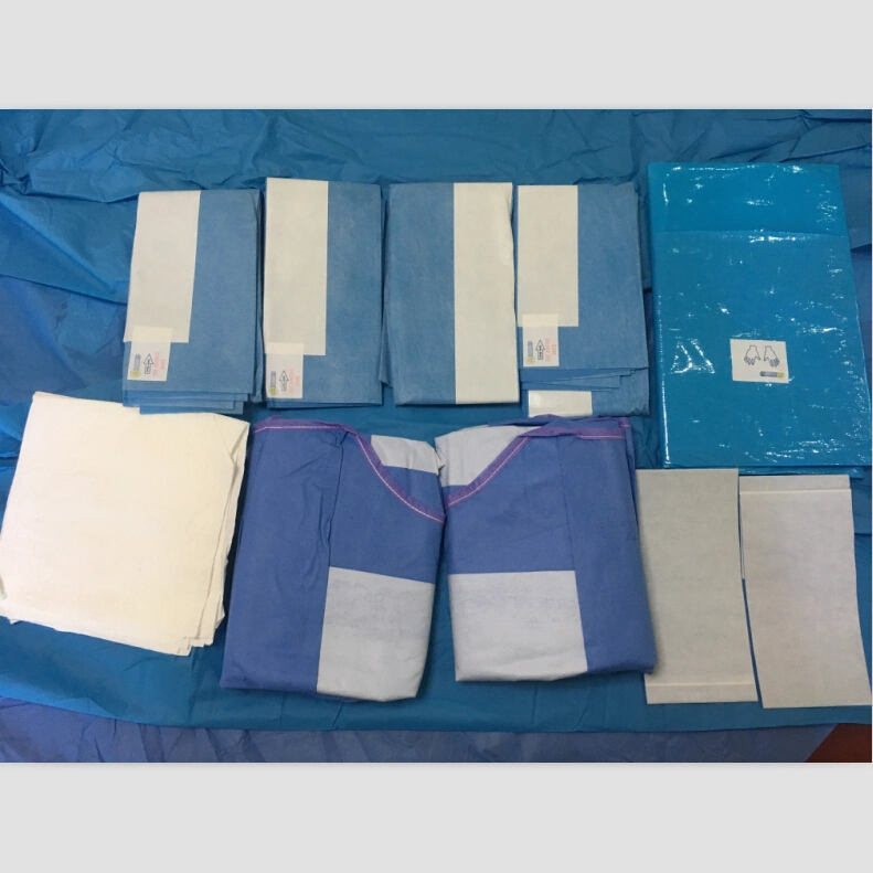 Sterile Chest Surgical Pack/Kits with Chest T Drape