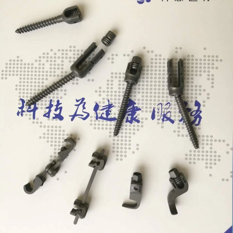 Canwell Titanium Spine Pedicle Screw, Medical Screw Implant and Instrument