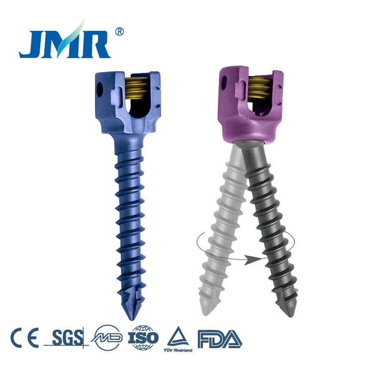 FDA Approved Spine Surgery Polyaxial Pedicle Screw Spinal Titanium Spinal Screws