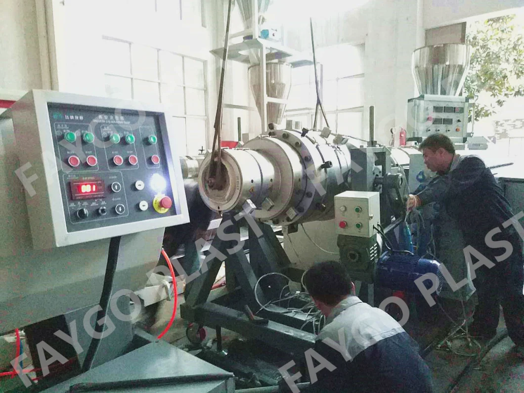 PE PP PVC Corrugated Pipe Extruder Single Wall Corrugated Pipe Production Line