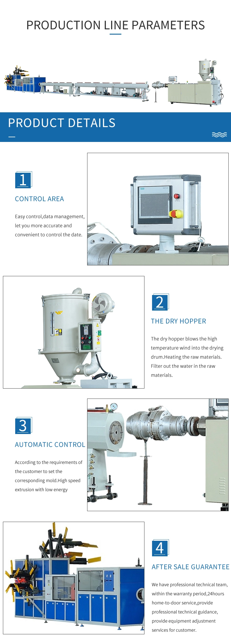 HDPE Pipe Machine Plastic HDPE PPR Coil Pipe Extrusion Plastic Machinery Extrusion Line Machine