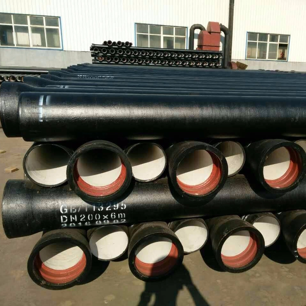 K9 Di Ductile Iron Pipes with Coat Spray Zinc Coating ISO2531
