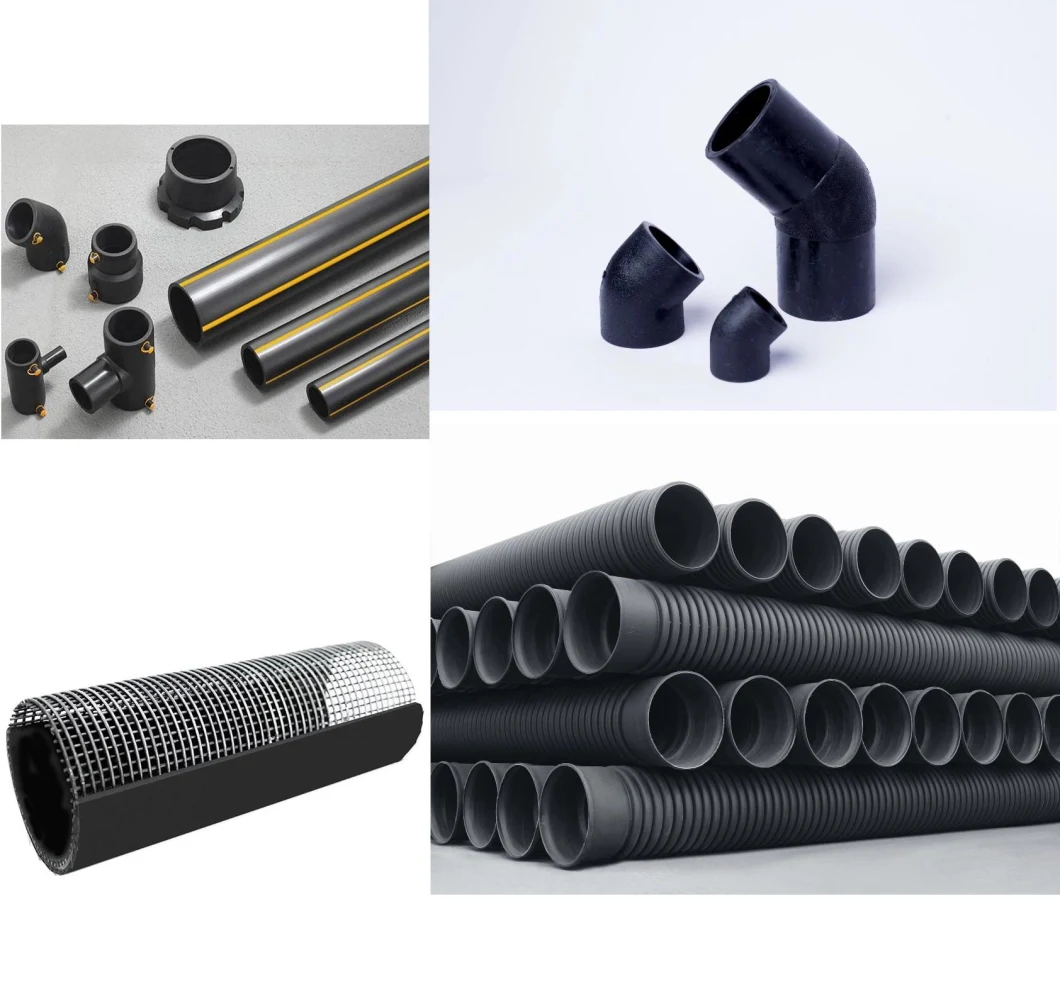 Jubo Pn8~16 High Density Polyethylene HDPE Pipe DN20mm DN315mm`DN1000mm HDPE Pipe for Water Supply