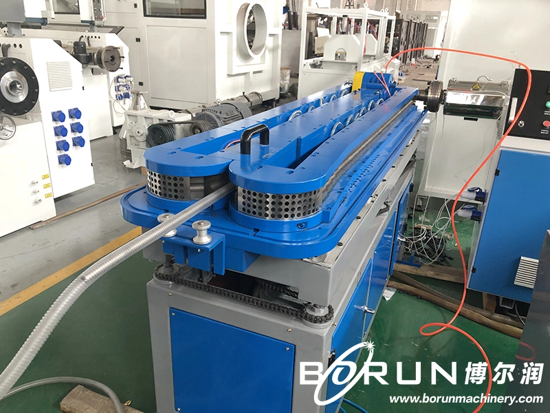 Plastic Corrugated Pipe Extrusion Production Line for Washing Basin Drain Pipe