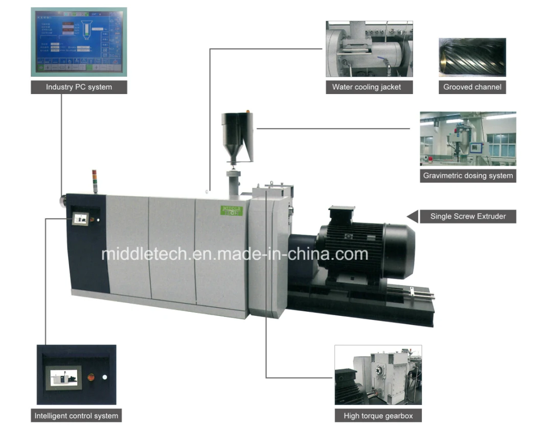 Plastic HDPE&PE Electricity/Electric/Electrical Conduit Cable/Pipe/Tube/Hose Extrusion/Extruder Making Machine