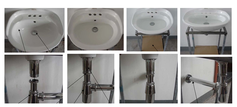 Flexible Waste Pipe with Chrome Plated Basin Sink Drain Hose