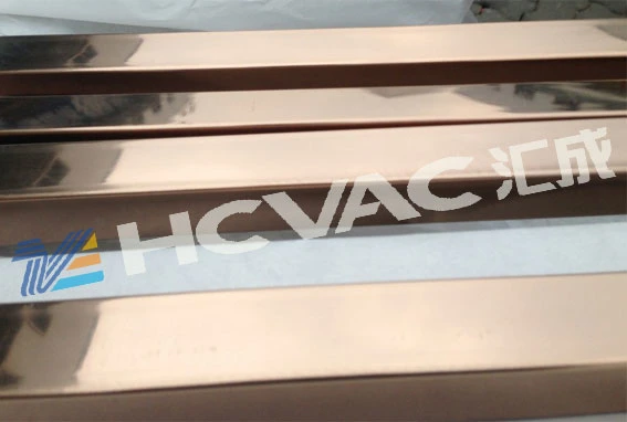 Hcvac Titanium Gold Coated Stainless Steel Sheet Pipe PVD Coating System, Vacuum Coater