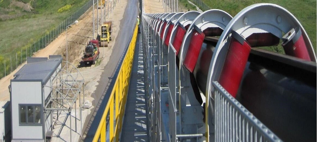 Ske Coal Mine Belt Conveyor, Pipe Belt Conveyor of Large Mining Machinery Equipment