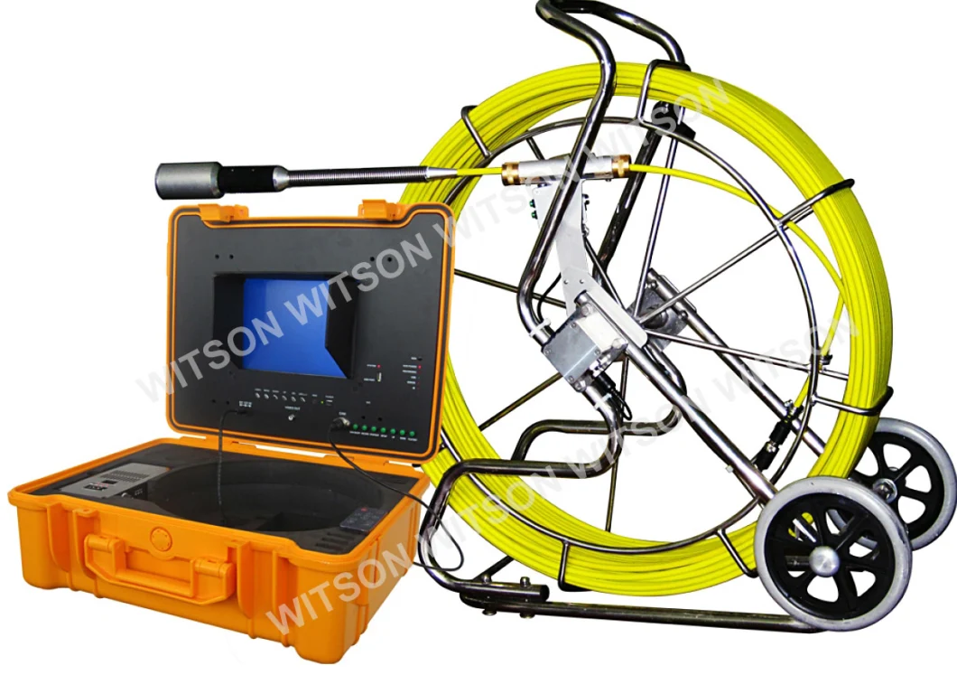 Witson Professional Drain Sewer Pipeline Inspection Video Camera, HD Self-Leveling Pipe Camera (W3-CMP3288)