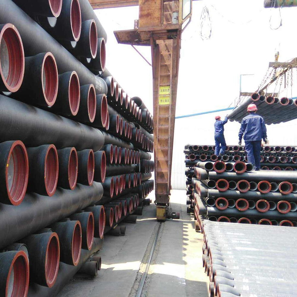 K9 Di Ductile Iron Pipes with Coat Spray Zinc Coating ISO2531