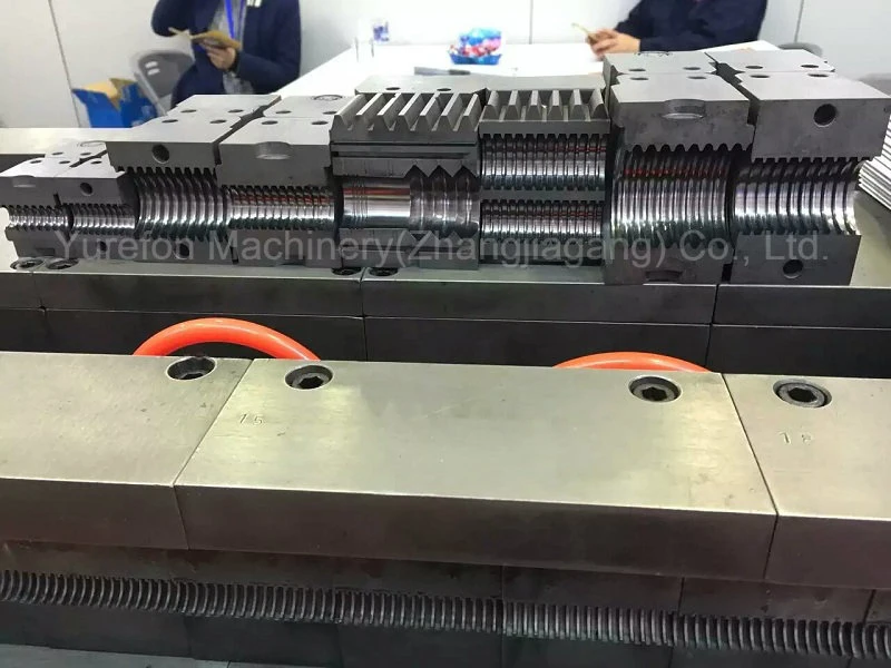 PE PP PVC Corrugated Pipe Extruder Line for Air Conditioning Condensate Water Drainage System