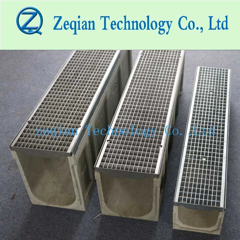 Polymer Concrete Drain Trench/Drain Channel with Stainless Steel Cover