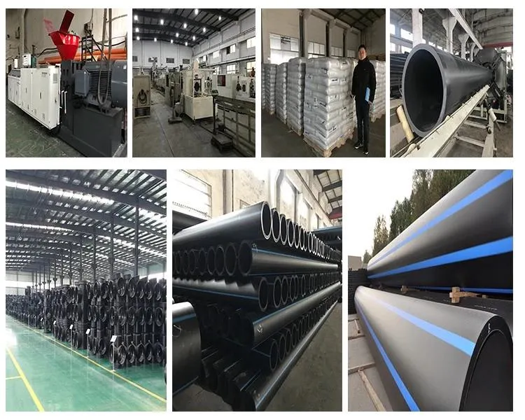 Jubo Pn8~16 High Density Polyethylene HDPE Pipe DN20mm DN315mm`DN1000mm HDPE Pipe for Water Supply