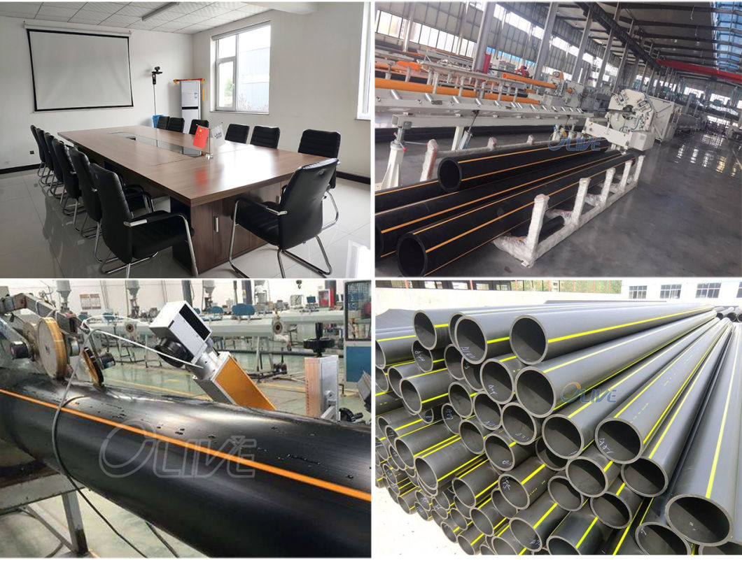 High Density HDPE PE100 Large Diameter Polyethylene Pipe