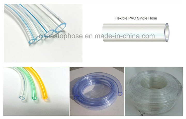 Extrusion Transparent PVC Soft Plastic Tubing Clear Pipe