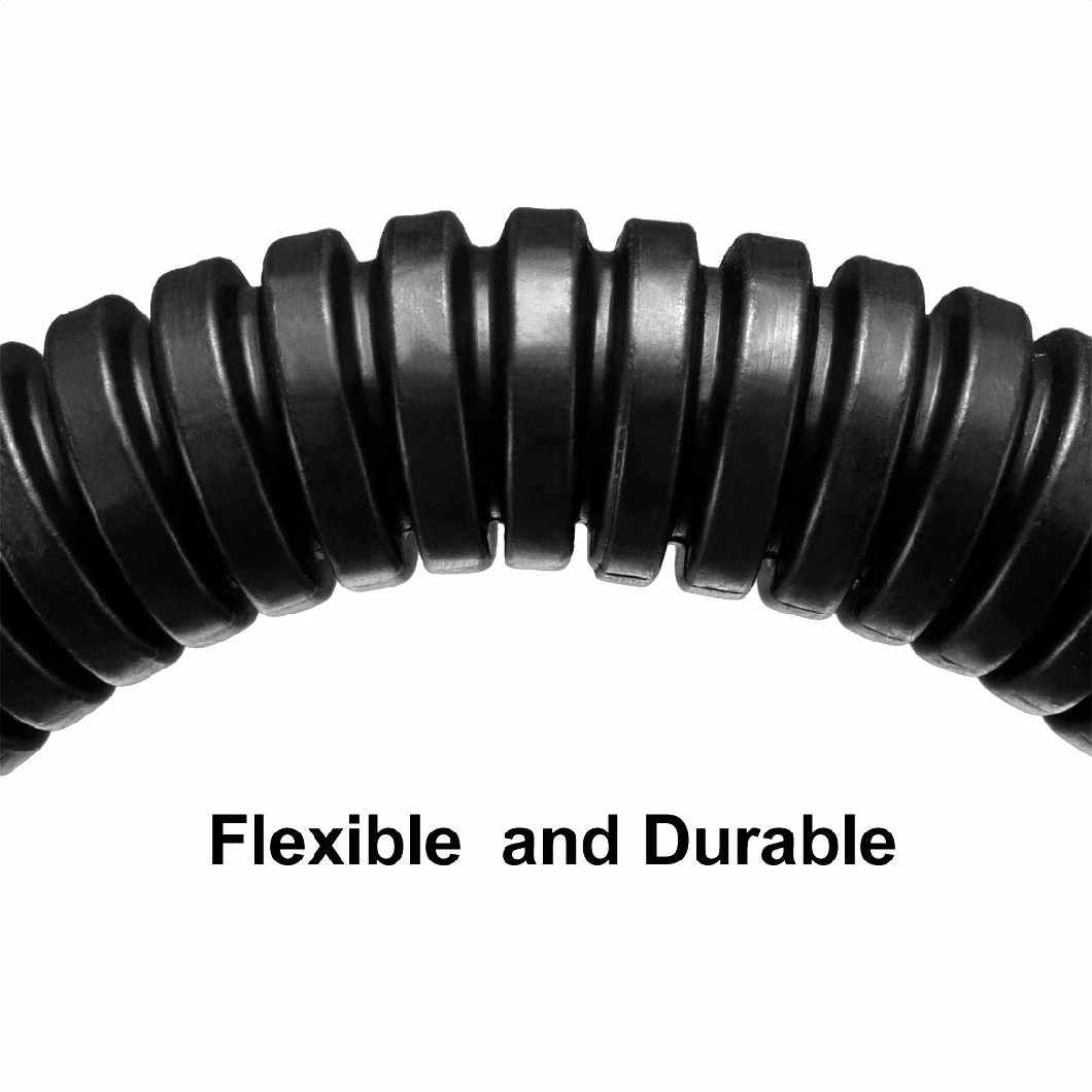 Inner Dia 11.5mm Flexible Conduit PA/PE Nylon Automobile Corrugated Pipe Corrugated Tube
