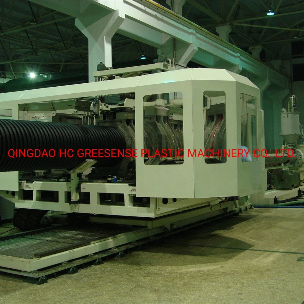 HDPE Air Cooling Plastic Dwc Pipe Extrusion Line/Double Wall Corrugated Pipe Extruder