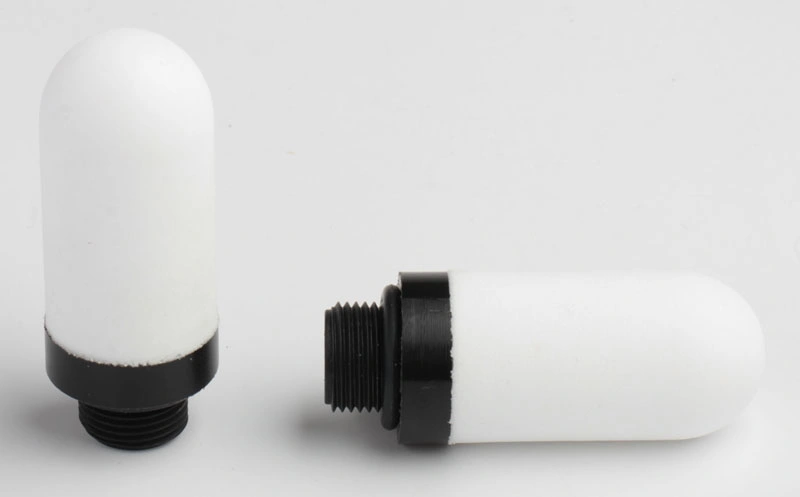 Xhnotion Pneumatic HDPE White Color Plastic Muffler Plastic Silencer Breather