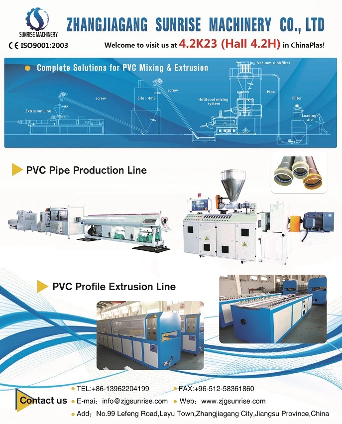 Plastic UPVC PVC HDPE PPR Water Electric Conduit Gas Pipe Hose Tube Extrusion Production Machine