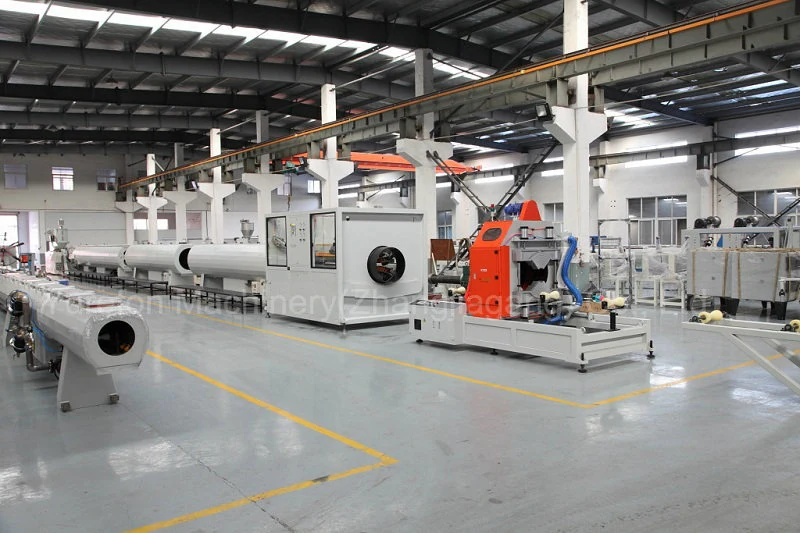 16-630mm Plastic HDPE Water Gas Supply Pipe Extrusion Making Machine